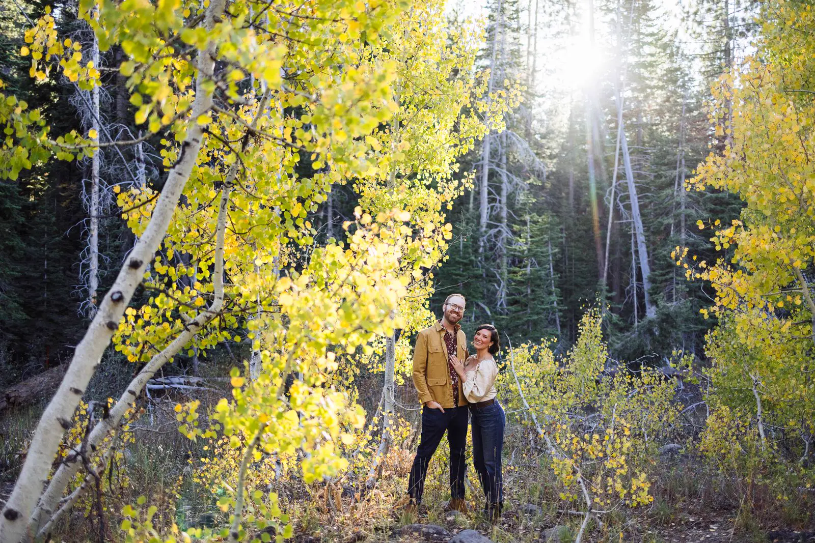 Chanelle and Colin engagement photo